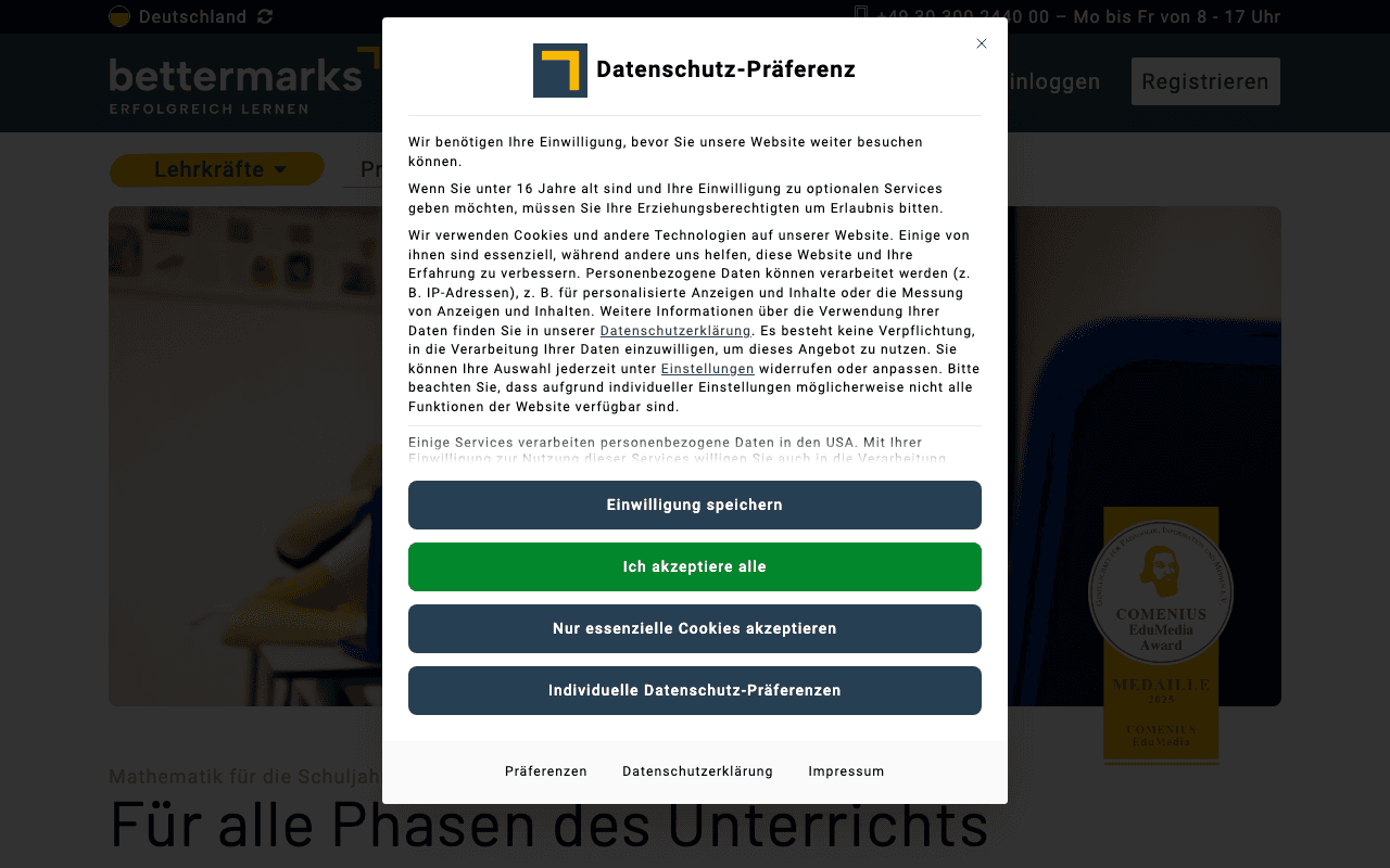 Bettermarks – Screenshot 1