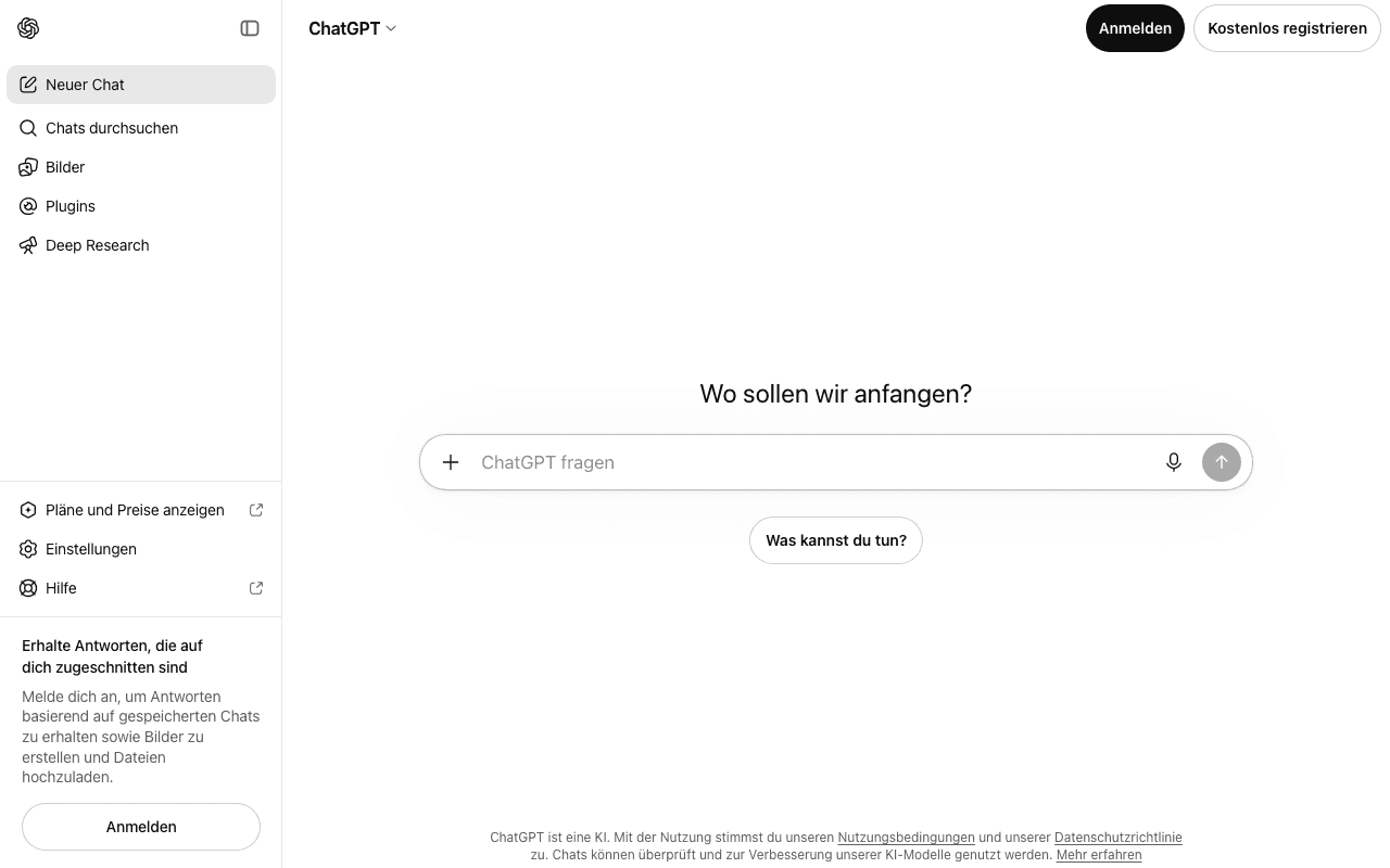 ChatGPT – Screenshot 1
