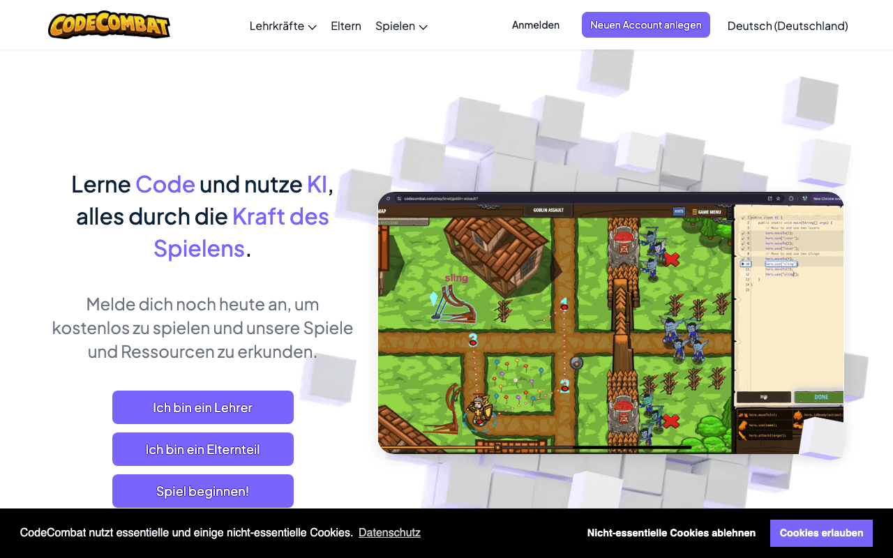 CodeCombat – Screenshot 1