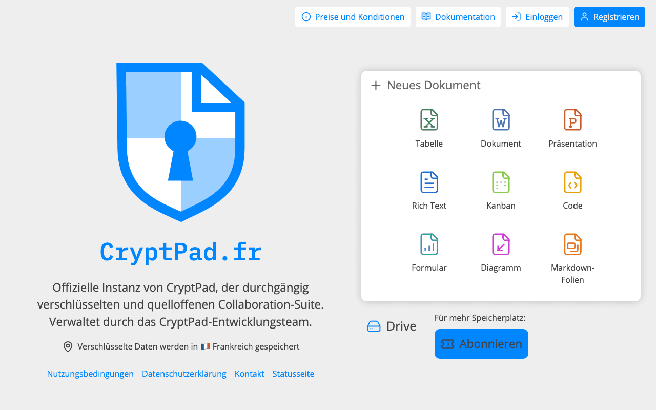 CryptPad – Screenshot 1