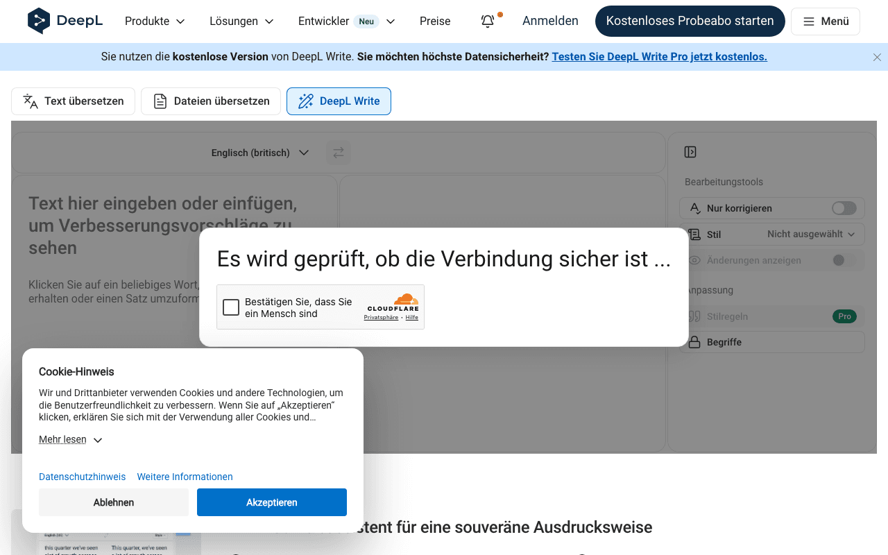 DeepL Write – Screenshot 1