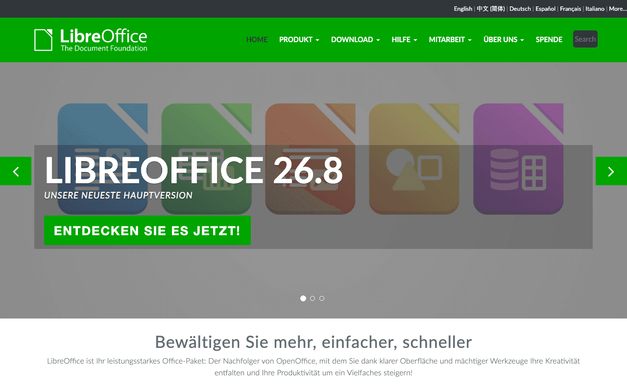 LibreOffice – Screenshot 1