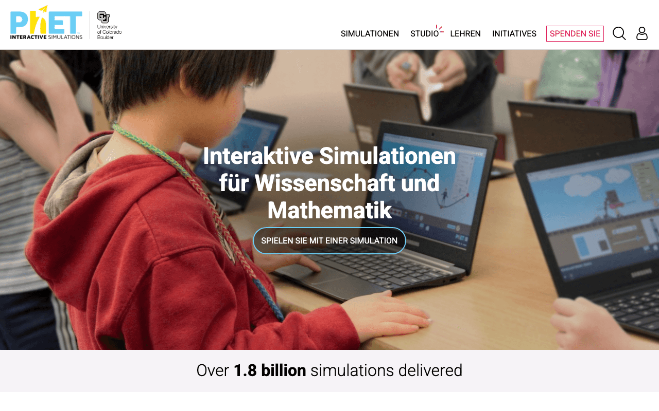PhET Interactive Simulations – Screenshot 1