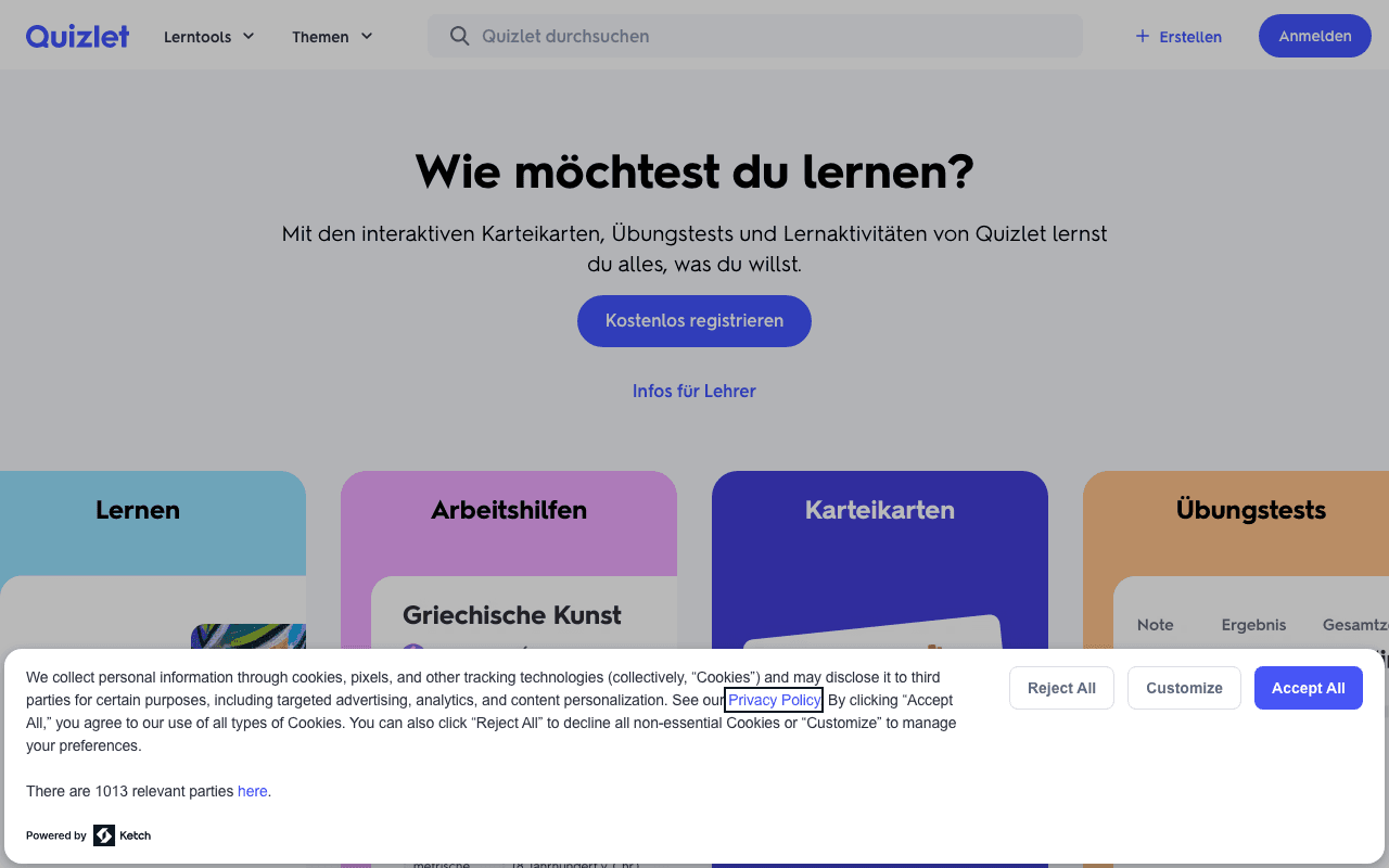 Quizlet – Screenshot 1
