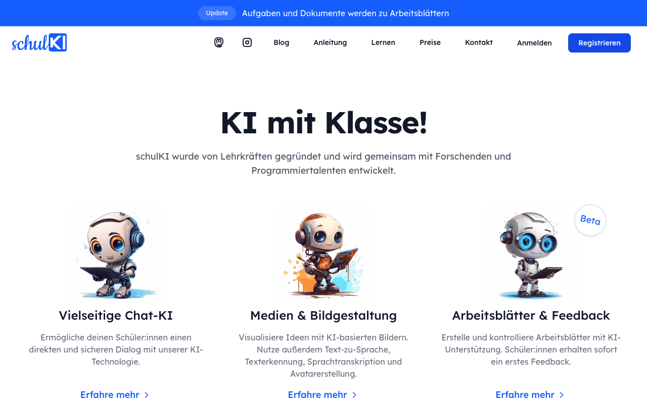 SchulKI – Screenshot 1
