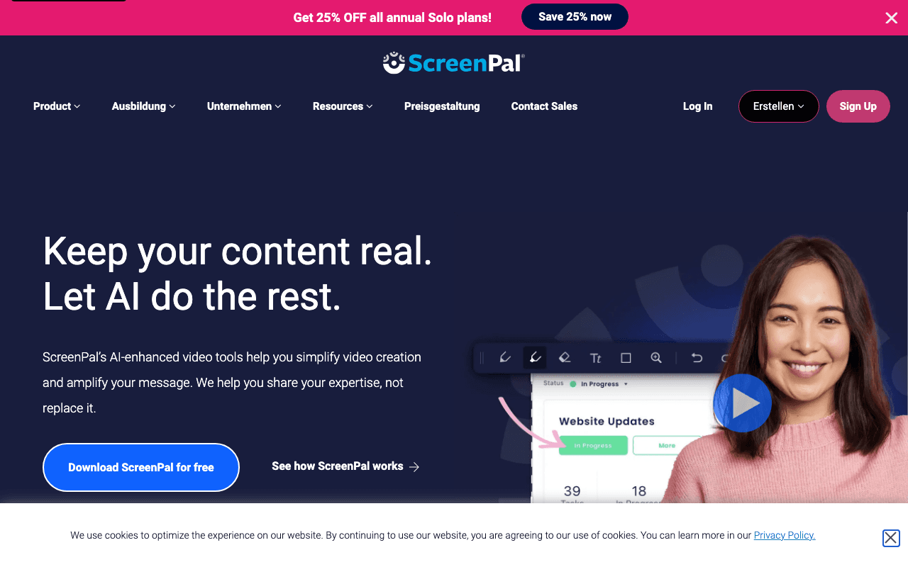 ScreenPal (ehemals Screencast-O-Matic) – Screenshot 1