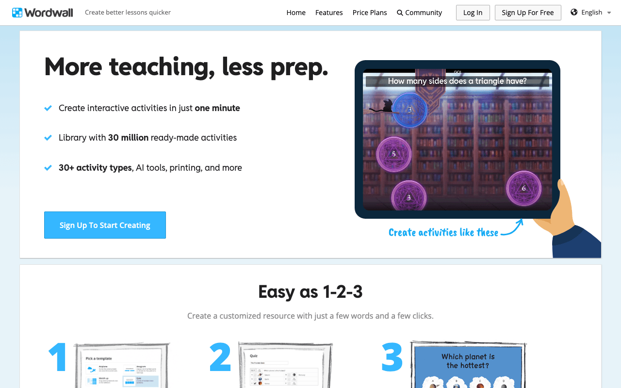 Wordwall – Screenshot 1